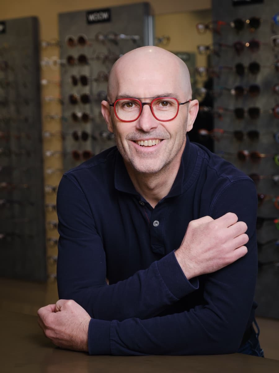 Antoine Flamary-Helliot, opticien et directeur d’Optique Padovani